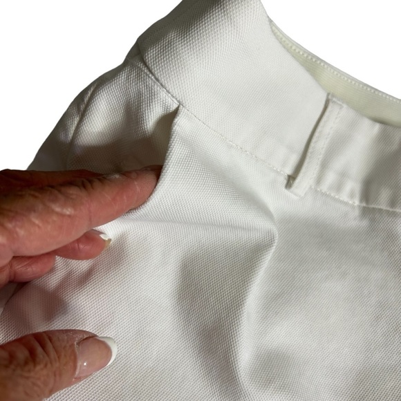 Lane Bryant White Wide Stretch Waist Shorts Sz 16P - Picture 4 of 11